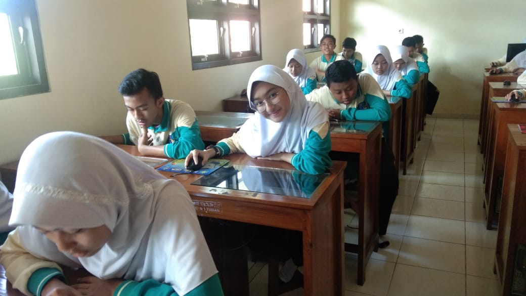 PELAKSANAAN PENILAIAN TENGAH SEMESTER GENAP T.P 2019/2020  SMP NEGERI 1 TUBAN SELAMA 6 HARI BERLANGSUNG LANCAR